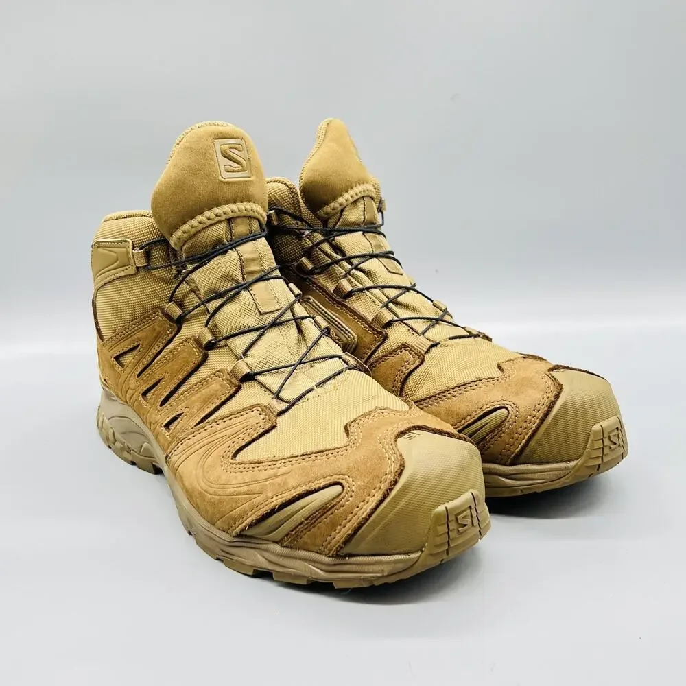 Salomon Boots Mens 11 Brown XA Forces Mid GTX Hiking Combat Ankle Gore Tex